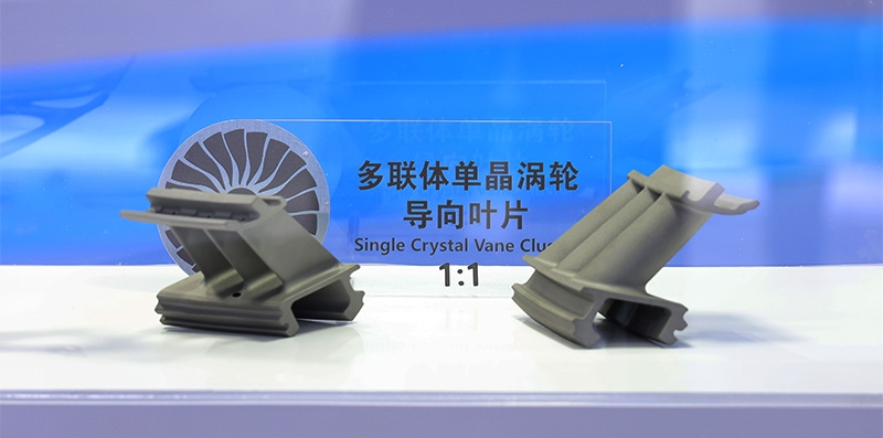 Single Crystal Vane Cluster